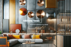 Paneles de metal: Modernidad industrial en tu hogar