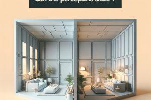¿Pueden los paneles cambiar la percepción del tamaño de una habitación?